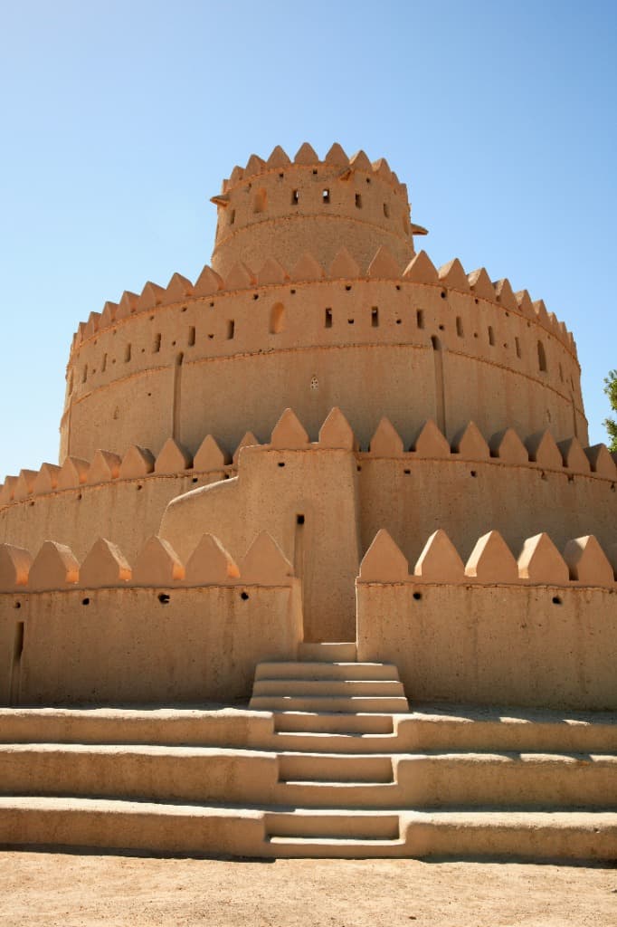 Traditional fort tower in Al Ain